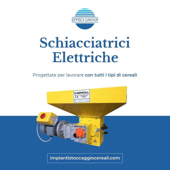 Ideali per lavorare ogni tipo di cereale, come orzo, mais,